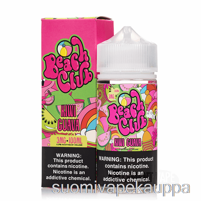 Vape Suomi Kiivi Guava - Rantaklubi - 100ml 0mg